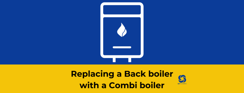 Infographic for blog: replacing a back boiler with a combi boiler