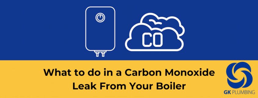 Infographic for blog: what to do in a carbon monoxide leak