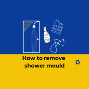 Infographic for blog: how to remove shower mould