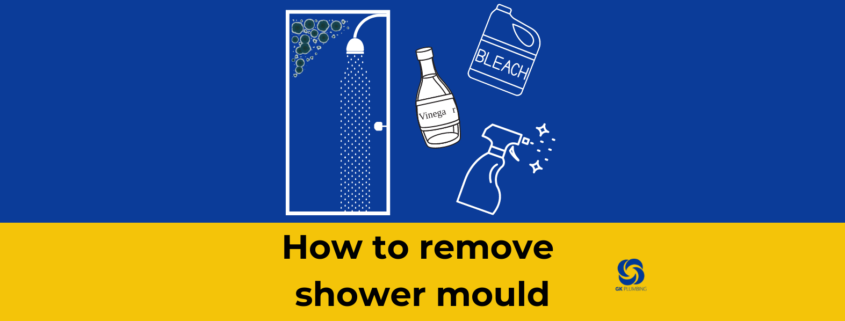 Infographic for blog: how to remove shower mould