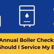 Infographic for an annual boiler check
