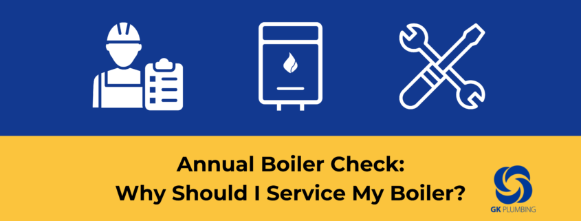 Infographic for an annual boiler check