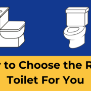 Heading infographic on how to choose the right toilet for you