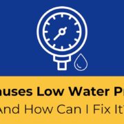 Infographic for blog: what causes low water pressure