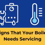 blog title image for signs that your boiler needs servicing