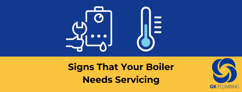 blog title image for signs that your boiler needs servicing