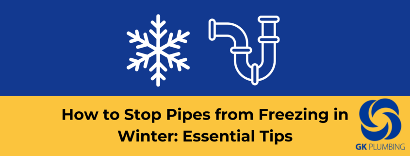 blog title image for how to stop pipes from freezing