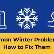 blog title image for 9 common plumbing problems in the winter and how to fix them
