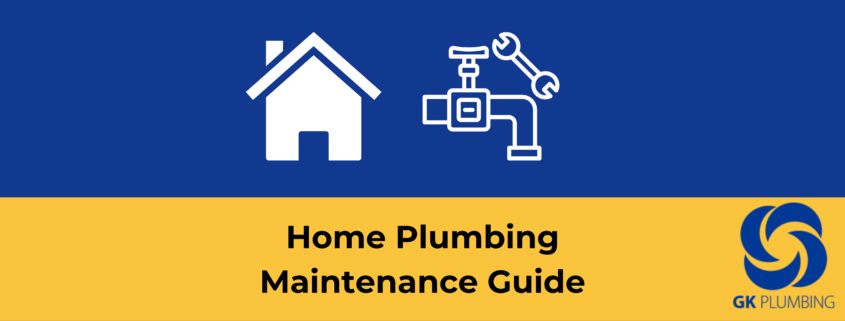 blog title image for home plumbing maintenance guide