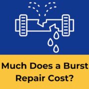 Infographic for blog: How much does a burst pipe cost to repair